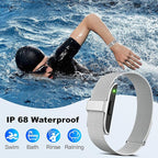 SEEKZERO Sleep Tracker, Activity & Fitness Trackers | Health Smart Bracelet 24/7 Heart Rate | Step & Calorie Counter | IP68 Waterproof Activity Tracker for Family & Friends-No Subscription Fee