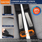 Magnetic Screen Door，Fiberglass Screen Door Mesh，Keep Bugs Out, Heavy-Duty Mesh Curtain,Pet and Kid Friendly, Works with Front Doors, Sliding Doors（36x80 Inch Fiberglass