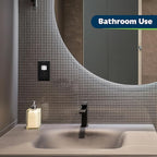 TOPGREENER in Wall PIR Motion Sensor Light Switch, Occupancy Sensor Switch, 𝐍𝐞𝐮𝐭𝐫𝐚𝐥 𝐖𝐢𝐫𝐞 𝐑𝐞𝐪𝐮𝐢𝐫𝐞𝐝, On/Off Override, 𝐒𝐢𝐧𝐠𝐥𝐞 𝐏𝐨𝐥𝐞, 4A, 500W, TSOS5-BKWP,Black