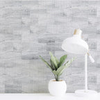 Art3d 102-Piece Peel and Stick Tile Backsplash for Kitchen Bathroom, 3in. × 6in. Stick on Subway Tile White-Washed Wood Plank
