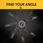 LEXIVON [2-pack] Aluminum Miter Saw Protractor | 7-Inch Rust Proof Angle Finder Featuring Precision Laser Engraved Scales (LX-230X2)