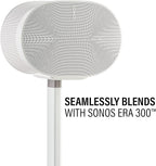 Sanus Wireless Speaker Stands for Sonos ERA 300™ (White) - Pair, Perfect Stand Setup for Easy and Secure Mounting of New Sonos Era 300™ Speakers - OSSE32-W2