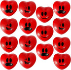 JOYIN 15 PCS Valentines Day Heart Shaped Stress Relief 3“ Balls for Kids Party Favors, School Classroom Exchange Prizes Gift