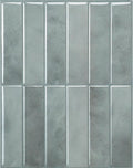 SMART TILES Peel and Stick Backsplash - 5 Sheets of 11.43" x 9" - 3D Adhesive Peel and Stick Tile Backsplash for Kitchen, Bathroom, Wall Tile