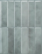 SMART TILES Peel and Stick Backsplash - 5 Sheets of 11.43" x 9" - 3D Adhesive Peel and Stick Tile Backsplash for Kitchen, Bathroom, Wall Tile