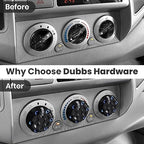 2nd Gen Tacoma Accessories AC Knob Upgrade - 2005,2006,2007,2008,2009,2010,2011,2012,2013,2014,2015 Tacoma Climate Control Dial Mods Set - 2nd Gen Tacoma Mods - for Toyota Interior Replacement Kit
