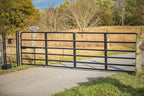Mighty Mule Gate Opener, Solar and Smart Ready, Heavy Duty Automatic Gate Opener, Gates up to 18ft or 850lb, Single Gate Opener, MM571W