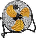 Master 20" Industrial High Velocity Floor Fan with 3 Speed Settings. Use for Shop, Garage or Warehouse. All Metal Construction (MAC-20F)