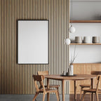 2-Pack Wood Panels for Wall - Acoustic Wood Slat Wall Panels, Soundproof Wooden Paneling for Interior Decor