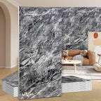 Wall Panels Peel and Stick，PVC Imitation Artificial Marble Tiles Sticker，10 pcs 23.6" L x 11.8" W，Heat-Resistant Backsplash Tile，Ideal for Kitchen Bathrooms Living Rooms Bedrooms.