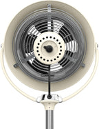 Vornado VFAN™ Sr. Pedestal Vintage Fan, Retro Metal, Standing Air Circulator for Cooling & Decor, 3 Speeds, Adjustable Tilt, Adjustable Height, Durable Pedestal Fan for Bedroom & Home, Vintage White