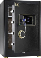 TIGERKING 𝐇𝐞𝐚𝐯𝐲 𝐃𝐮𝐭𝐲 Large Safe Box, 2.05 Cubic Feet Home Safe with Touch Screen Keypad & Built-in Lock Box, Digital Safes for Home Office