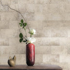 Art3d 102-Piece Peel and Stick Wall Tile for Kitchen Backsplash, Bathroom, Fireplace, 3in. × 6in. Stick on Subway Tile Stone Beige