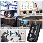 HDMI 2.0 Repeater Extender 4K@60Hz, HDMI Amplifier Signal Booster Plug & Play, for Gaming/Home Theater/Video Meeting/TV, No Power Supply Port