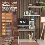 Avana Modern Acoustic Wood Wall Panels – 94.4 X 12.6 Inch Smoke Walnut Acoustic Panels 1 PC – Wall Panels For Interior Wall Decor For Homes, Offices, Studios – Sturdy And Durable Wood Panels For Wall