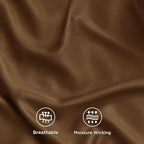 Bedsure Queen Sheet Set, Rayon Derived from Bamboo, Cooling Sheets, Breathable & Soft, Deep Pocket Up to 16 Inches, Hotel Luxury Silky Bedding for Hot Sleepers, Brown