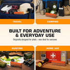 Storacell by Powerpax AAA Battery Storage Caddy, Orange - Holds 24 Batteries (Not Included)