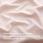 Bedsure Cooling Sheets Twin, Rayon Derived from Bamboo, Breathable & Soft Twin Sheets Set, Deep Pocket Up to 16 Inches, Hotel Luxury Silky Bedding for Hot Sleepers, Pink