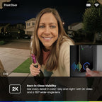 myQ Secure View™ 3-in-1 Smart Lock with 2K HDR Video Doorbell Camera, Face Access, Fingerprint Access, PIN & App Control — Intelligent Entry with Built-in Camera, Color Night Vision & Two-Way Audio