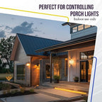 ENERLITES 7 Days Digital in-Wall Programmable Timer Switch for Lights, Fans, and Motors, Neutral Wire Required,7-Day 18 ON/Off Timer Settings, with Blue Backlight, UL Listed, HET01, White, 2 Pack