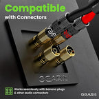 GEARit Outdoor Speaker Wire CL3 Rated, 14 Gauge Speaker Wire, Speaker Cable 100 ft for Outdoor Speakers, Patio, Garden, Backyard Audio, Direct Burial in Ground/in Wall, CCA (Black, 2-Conductors)