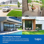 Tapo 1080p Outdoor Wireless Security Camera - Up to 180-Day Battery, Person Detection, Color Night Vision, Subscription-Free Local Storage or Optional Cloud, Works with Alexa & Google Assistant, C400