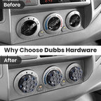 2nd Gen Tacoma Accessories AC Knob Upgrade - 2005,2006,2007,2008,2009,2010,2011,2012,2013,2014,2015 Tacoma Climate Control Dial Mods Set - 2nd Gen Tacoma Mods - for Toyota Interior Replacement Kit