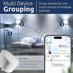 eKyro Smart Plug | Compatible with Alexa, Google Home Assistant, iPhone, Siri, Android, Power Tracking 15A 1800W, No Hub or Subscription Required, Apple Intelligence, Gemini (Non-Monitoring, 4)