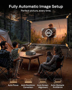 Aurzen EAZZE D1 MAX Upgraded Google TV Smart Projector 4K Supported, 1000 ANSI Lumens, MEMC Tech, Fully Automatics, 20W DoIby Audio, Home Theater Movie Projector with WiFi and Bluetooth, Black