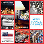 NATIONAL Wire & Cable – 12 AWG 2-Conductor Premium Copper Wire, 50 ft, Stranded | Made in USA, Heavy-Duty Flexible Jacket | Automotive, Solar, Home, RV, Indoor and Outdoor Use