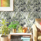 LEVOWAY 33 Pack 3D Wall Panels for Interior Wall Decor, 12''x12'' Ice Green Marble Effect Accent Textured Wall Panels, Wall Covering Panles for Living Room, Gaming Room, TV Background, Cover 32 Sq.Ft