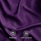 Bedsure King Size Sheets Set, Cooling Sheets for Hot Sleepers, Rayon Derived from Bamboo, Breathable & Soft, Deep Pocket Up to 16 Inches, Hotel Luxury Silky Bedding, Plum
