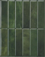 Smart Tiles SMART TILES Peel and Stick Backsplash - 5 Sheets of 11.43'' x 9'' - 3D Adhesive Peel and Stick Tile Backsplash for Kitchen, Bathroom, Wall Tile, Sefrou Green