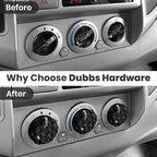 2nd Gen Tacoma Accessories AC Knob Upgrade - 2005,2006,2007,2008,2009,2010,2011,2012,2013,2014,2015 Tacoma Climate Control Dial Mods Set - 2nd Gen Tacoma Mods - for Toyota Interior Replacement Kit