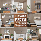 Avana Acoustic Wood Wall Panels – 47.2 X 12.6 Inch White Oak Acoustic Panels 1 PC – Wall Panels For Interior Wall Decor For Homes, Offices, Studios – Modern Sturdy And Durable Wood Panels For Wall